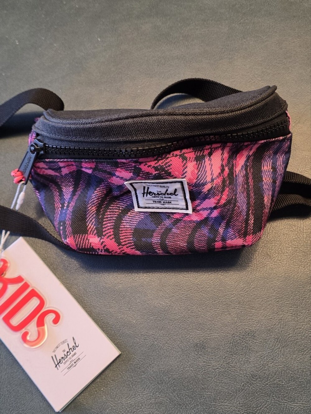 Pink & Black Herschel's Kids' Hip/Fanny Pack